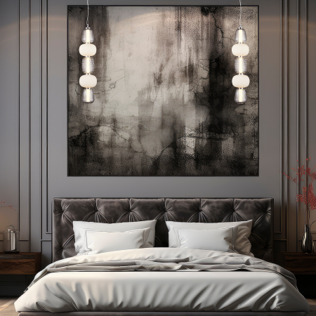 Pendul Milagro Caro LED 40W 5032lm 3000K 230V Crom Metal & Sticlă IP20 [2]