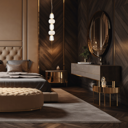 Pendul Milagro Caro LED 40W 5032lm 3000K 230V Gold Metal & Sticlă IP20 [3]