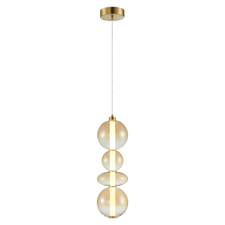 ILUMINAT - Pendul Milagro Daphne LED 36W 4619lm 3000K 230V Gold Metal & Sticlă IP20