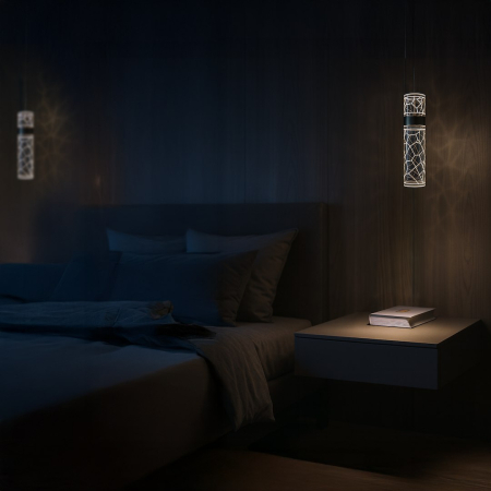 Pendul  Milagro Lagos LED 8W 640 lm 4000K 230V Gold Metal & Plastic IP20 [2]