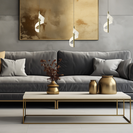 Pendul Milagro Largo  10W 900lm 4000K 230V/50Hz Gold Metal & Acril IP20 [3]