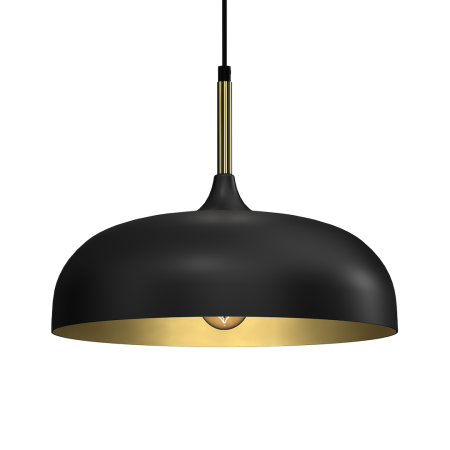 Pendul Milagro Lincoln  1xE27 60W   230V/50Hz Black & Gold Metal IP20 [1]