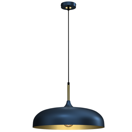 Pendul Milagro Lincoln  1xE27 60W   230V/50Hz Blue & Gold Metal IP20 [6]