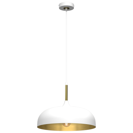 Pendul Milagro Lincoln  1xE27 60W   230V/50Hz White & Gold Metal IP20 [6]