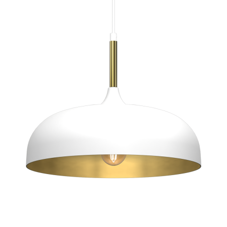Pendul Milagro Lincoln  1xE27 60W   230V/50Hz White & Gold Metal IP20 [1]