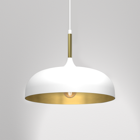 Pendul Milagro Lincoln  1xE27 60W   230V/50Hz White & Gold Metal IP20 [2]