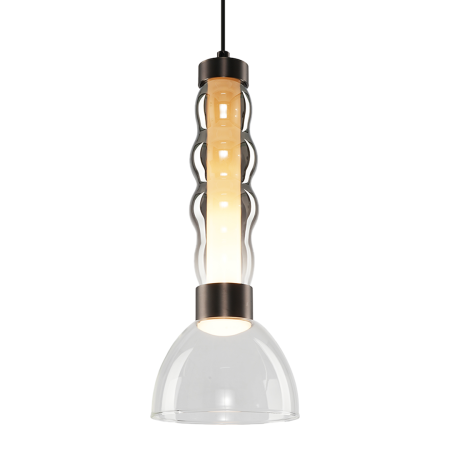 Pendul Milagro Lucco LED 13W 1478lm 3000K 230V Fume Metal & Sticla IP20 [1]