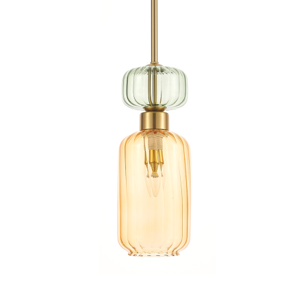 Pendul Milagro Molly E14 1xE14   230V Chihlimbar Metal & Sticlă IP20 [2]