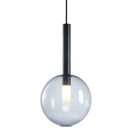 Pendul Milagro Niko  1xG9 max 9W   230V/50Hz Black Metal & Sticla IP20 [1]