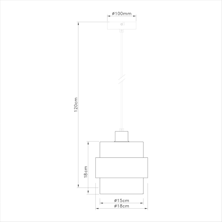 Pendul  Milagro Valentino E27 E27 max 15W   230V Beige Metal & Sticlă IP20 [6]