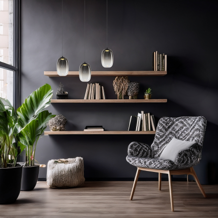 Pendul Milagro Vaso LED 4W 388lm 3000K 230V Black Metal & Sticla IP20 [3]