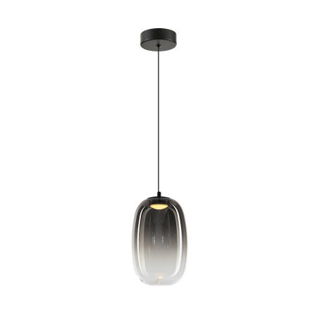 Moderne - Pendul Milagro Vaso LED 4W 388lm 3000K 230V Black Metal & Sticla IP20