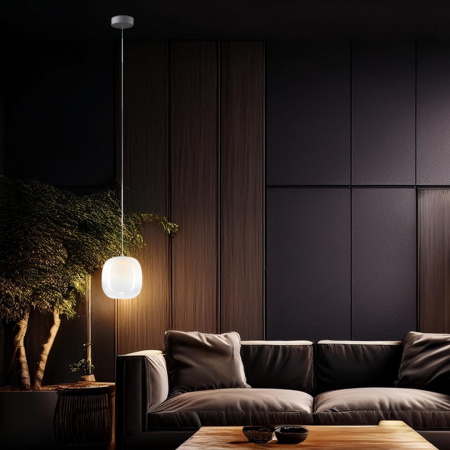 Pendul Milagro Vaso LED 4W 388lm 3000K 230V White Metal & Sticla IP20 [2]