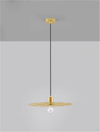 Pendul Nova Luce ERES 9035970 E27 1x12W    Gold Metal  IP20 [3]