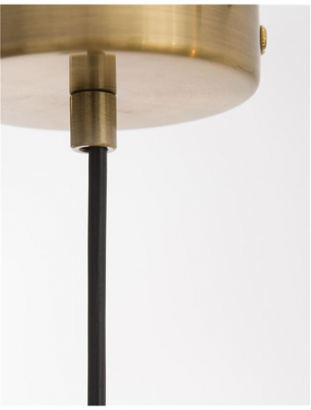 Pendul Nova Luce GRUS E27 1x12W   Brass Metal Opal Glass IP20 [3]