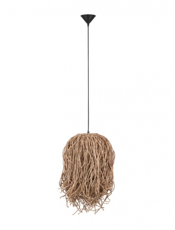 Pendul Nova Luce HAY 9586517 E27 1x12W    Natural Seagrass Black Fabric W ire & Base   IP20 [2]