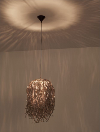 Pendul Nova Luce HAY 9586517 E27 1x12W    Natural Seagrass Black Fabric W ire & Base   IP20 [7]