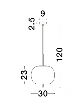 Pendul Nova Luce LATO E27 1x12W   Brass Gold Metal & Smoky Glass Black Fabric Wire IP20 [2]