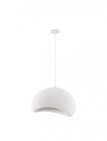 Pendul Nova Luce AERE 9002661 E27 1x12W Polyurethane & Resin  Sandy White IP20