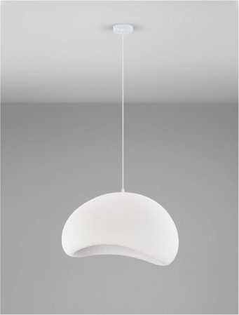 Pendul Nova Luce AERE 9002662 E27 1x12W Polyurethane & Resin Sandy White IP20 [2]