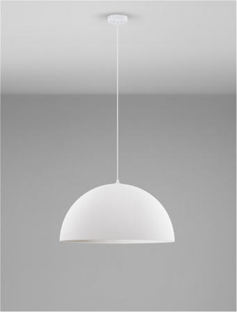 Pendul Nova Luce STARLA 9002667 Sandy White Polyurethane & Resin E27 1x12W IP20 [2]