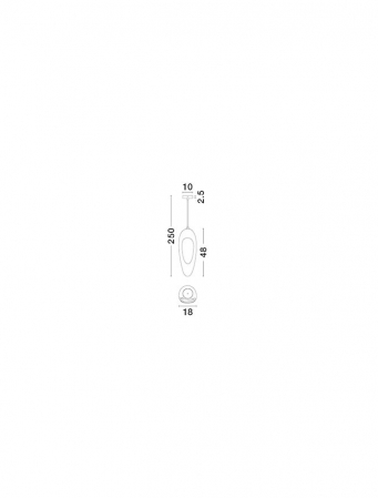 Pendul Nova Luce TEMPUS 9002669 Sandy White Polyurethane & Resin E27 1x12W IP20 [5]