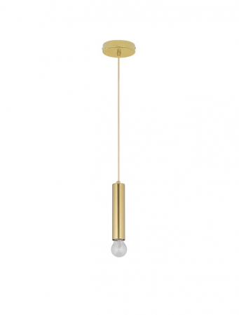Pendule - Pendul Nova Luce NORWAY E27 1x12W   Gold MetalGold Fabric Wire IP20