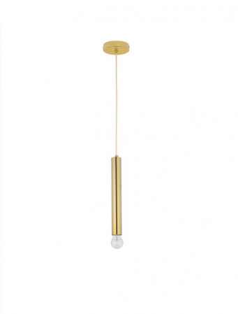 Pendule - Pendul Nova Luce NORWAY E27 1x12W   Gold MetalGold Fabric Wire IP20