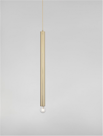 Pendul Nova Luce NORWAY E27 1x12W   Gold MetalGold Fabric Wire IP20 [1]
