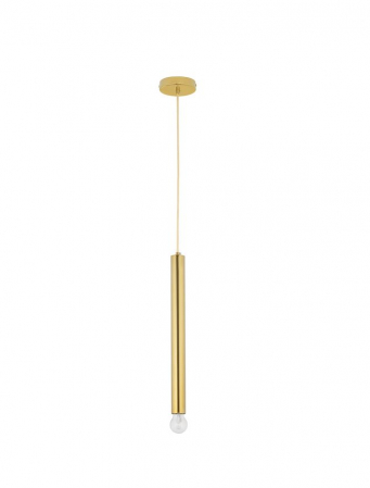 Pendule - Pendul Nova Luce NORWAY E27 1x12W   Gold MetalGold Fabric Wire IP20