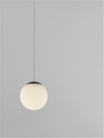 9061435 Pendul Nova Luce NUVOLE LED 8W 400lm 3000K Aluminium & Opal Glass Sandy Black Nedimabil IP20 [3]
