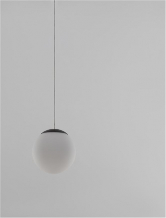 9061435 Pendul Nova Luce NUVOLE LED 8W 400lm 3000K Aluminium & Opal Glass Sandy Black Nedimabil IP20 [2]