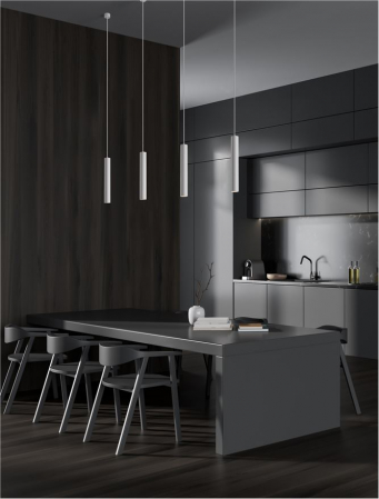 ILUMINAT - Pendul Nova Luce SEAW AVE 9011336 GU10 1x10W    Sandy White Aluminium   IP20