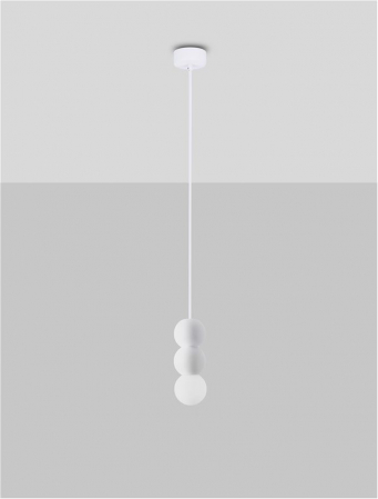 Pendul Nova Luce ZERO 9577020 Sandy White Gypsum & Opal Glass G9 1x5W IP20 [1]