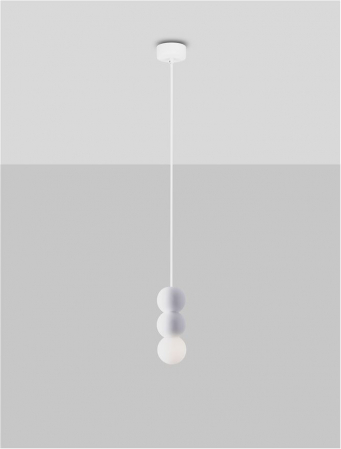 Pendul Nova Luce ZERO 9577020 Sandy White Gypsum & Opal Glass G9 1x5W IP20 [2]