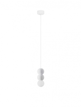 Pendule - Pendul Nova Luce ZERO 9577020 Sandy White Gypsum & Opal Glass G9 1x5W IP20