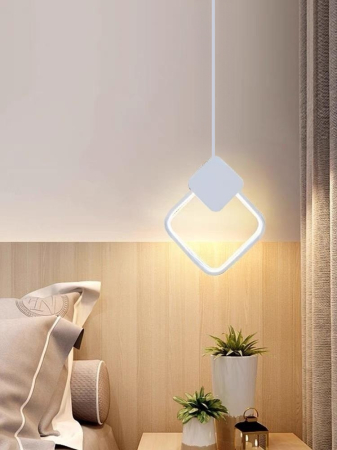 ILUMINAT INTERIOR - Pendul OEM LED integrat 13W 650lm CCT (3000K+4000K+6500K) Metal+Acril White  D220x1250mm