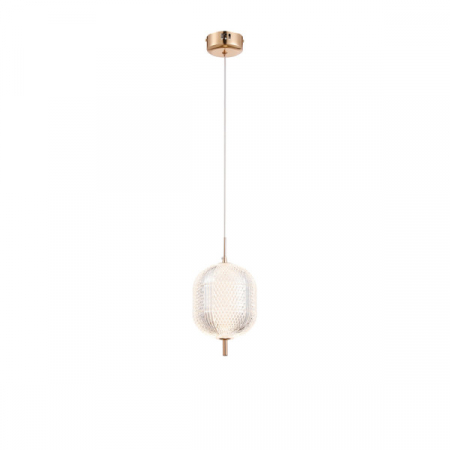 ILUMINAT - Pendul OEM ORAMA LED 15W 1170lm 3000K Metal/Sticla Gold 150x300mm IP20