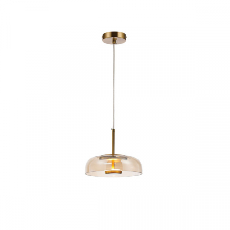 Pendule - Pendul OEM SILOVIA LED 3W 234lm 3000K Metal/Glass Gold 230x1300mm IP20