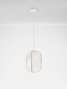 Pendul Nova Luce PIERIDA 9620164 Sandy White Mulberry Silk E27 1x12W IP20 [1]