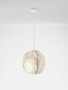 Pendul Nova Luce PIERIDA 9620165 Sandy White Mulberry Silk E27 1x12W IP20 [2]