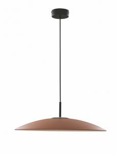 Moderne - Pendul Nova Luce POLIFEMO 9620141 Brown Glass & Sandy Black Metal LED 17W 858lm 3000K IP20