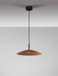 Pendul Nova Luce POLIFEMO 9620145 Brown Glass & Sandy Black Metal LED 12W 1040lm 3000K IP20 [1]