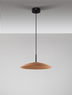 Lustre - Pendul Nova Luce POLIFEMO 9620145 Brown Glass & Sandy Black Metal LED 12W 1040lm 3000K IP20