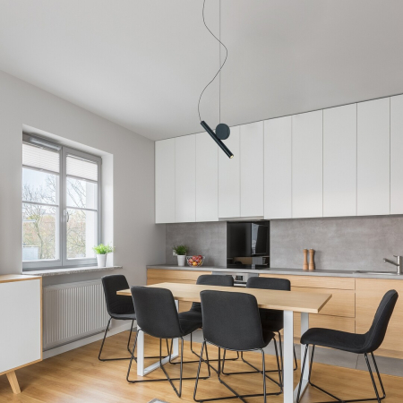 Pendul Rabalux Alaric LED 3W 250lm 3000K metal aluminiu negru alb IP20 [7]