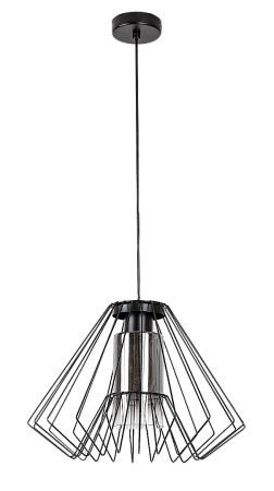 Pendul Rabalux Emerencia E27 E27 1x MAX 40W metal black stil industrial, IP20 72372 [1]