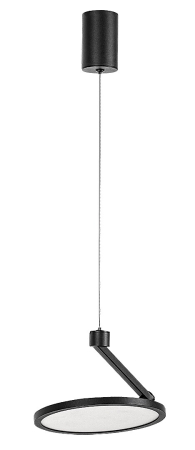 Pendul Rabalux Ovidia LED 20W 1300lm 3000K metal black stil tehnic, IP20 72327 [1]