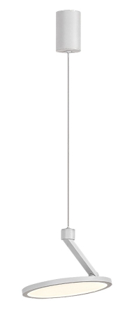 Pendule - Pendul Rabalux Ovidia LED 20W 1300lm 3000K metal white stil tehnic, IP20 72328