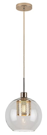 ILUMINAT - Pendul Rabalux Philana E27 1x MAX 60W  metal sticlă auriu IP20