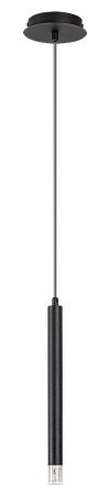 Pendul Rabalux Ramira G9 1x MAX 5W  metal acril negru IP20 [1]